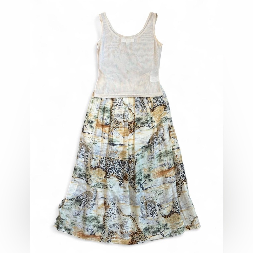 Animal Print Maxi skirt and top